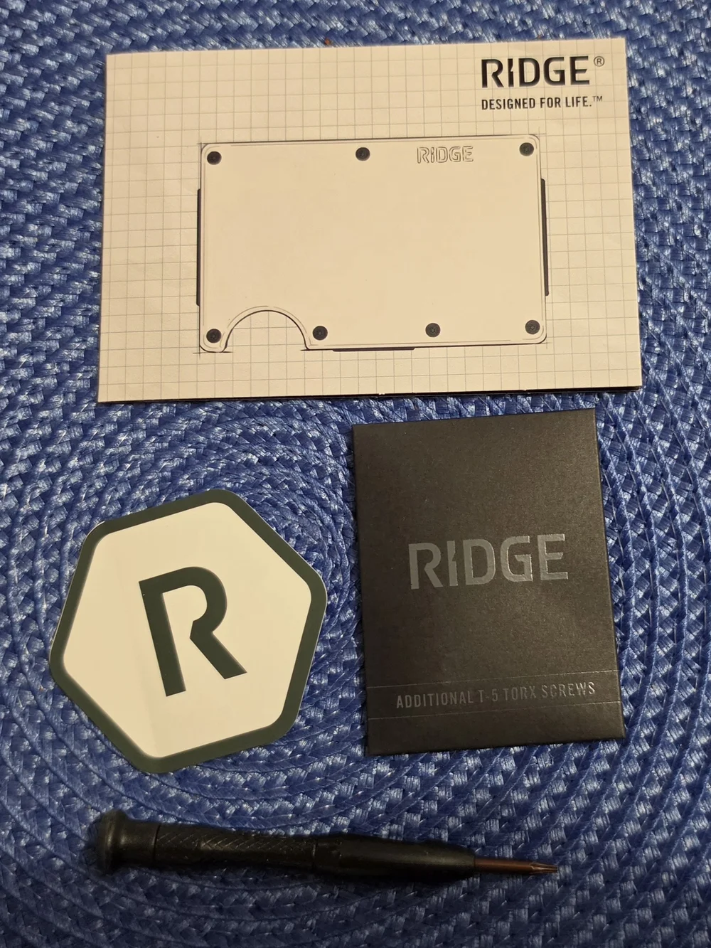 RIDGE Forest Green Slim RFID-Blocking Card & Key Holder Wallet